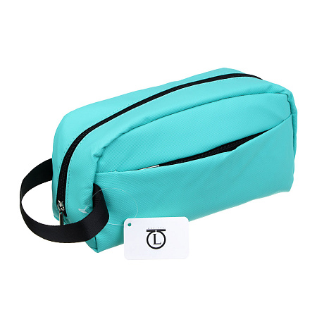 ЮL Несессер дорожный, из водоотталкивающей ткани, 2 отделения, ПЭ, ПУ, 24х13х9см, 3 цвета