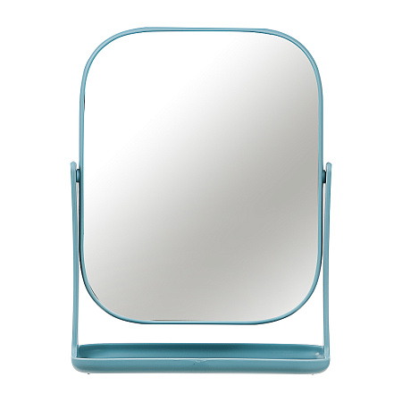 ЮНИLOOK Зеркало настольное, пластик, стекло, 16х21см, 3 цвета