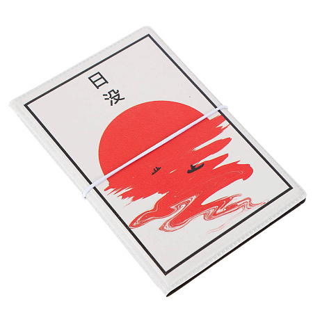 Визитница-картхолдер тм ЮL на 10 карт с удерживающей резинкой, ПВХ, 10,4х7см, 6 дизайнов