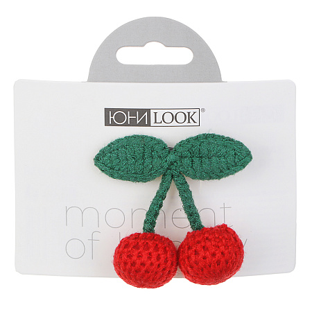 ЮНИLOOK Зажим для волос, 4,5см, сплав, полиэстер, ACS-107