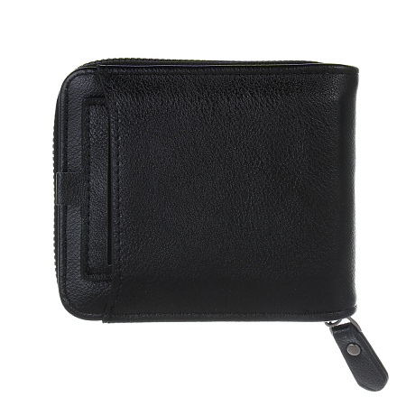 Портмоне для карт и купюр на 12 отделений на молнии тм ЮL Wolt, ПУ, 12x8,5x2,5см, 2 цвета, WW-906