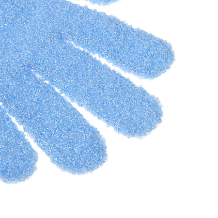 Мочалка перчатка тм ЮL с отшелушивающим эффектом, полиэстер, 18см, 5 цветов, МС24-06