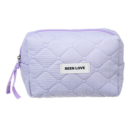 ЮL Косметичка стеганая дутая Килт, 100% ПЭ, 17х12х8см, 2 цвета