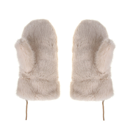 GALANTE Рукавицы женские из экомеха на веревке, р.18-20, 100% полиэстер, цвета в ас-те, ОЗ25-15