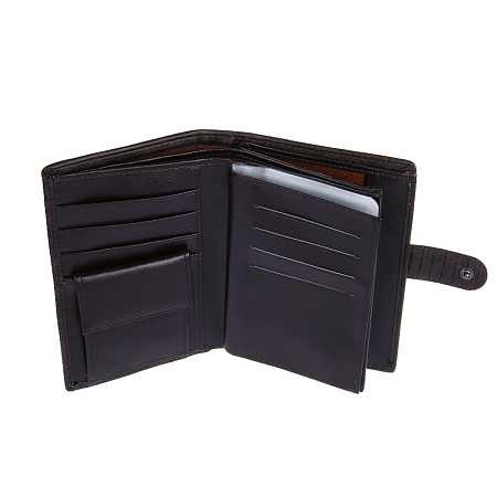 ЮL Брантус Портмоне мужское для карт, купюр и монет, полиуретан, 14,2х11х2, 5см, 2 цвета, КЖ24-35