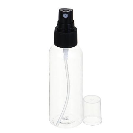 ЮНИLOOK Бутылочка косметическая с пульверизатором, 60мл, пластик, 2-3 цвета