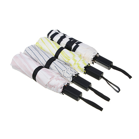 Зонт компакт, механика, металл, пластик, эпонж, d96см, 8 спиц, цвета в ассортименте