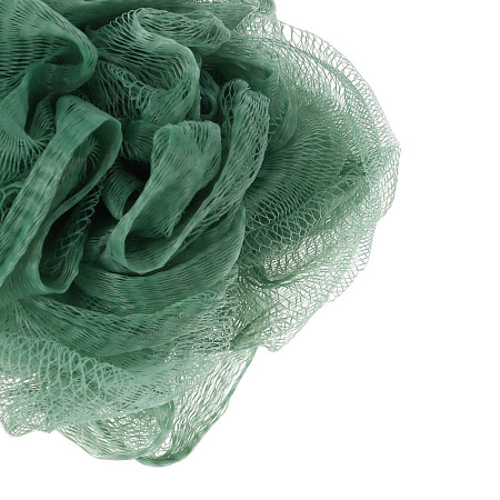 ЮL Мочалка шар роза с подвесом, полиэтилен, 40гр, 5-6 цветов, МС24-03