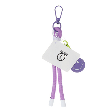 Подвеска аксессуар паракорд с шармом тм ЮL Smile, нейлон, металл, 18 см,  6 цветов, #2