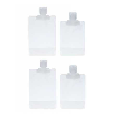 Набор мягких дорожных емкостей 4 шт тм ЮНИLOOK (100 мл х 2 шт, 50 мл х 2 шт)