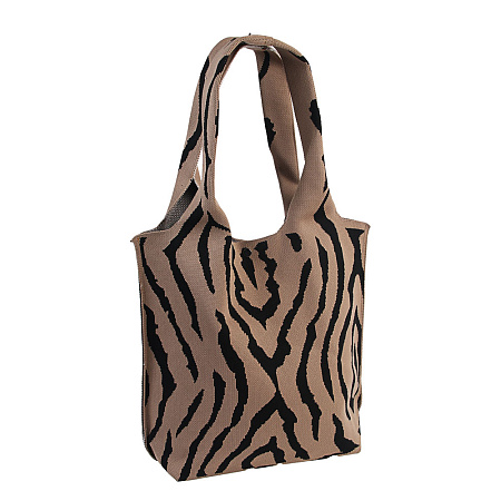 Сумка женская трикотажная тм ЮL Check, полиэстер, 35х40см, 3 цвета