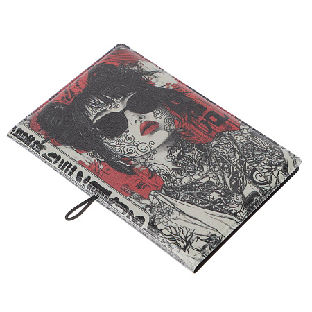 Визитница-картхолдер тм ЮL на 10 карт с удерживающей резинкой, ПВХ, 10,4х7см, 6 дизайнов