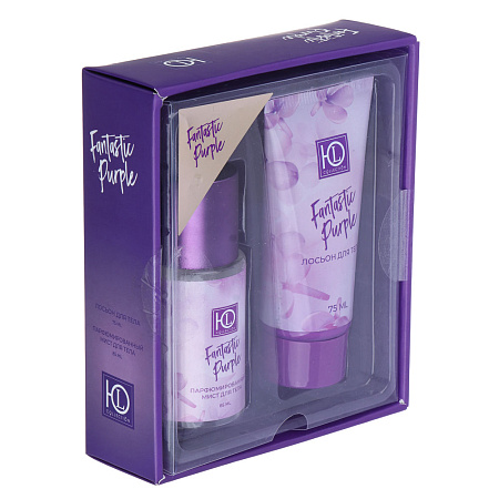 ЮL Набор парфюмированный "Fantastic Purple" (лосьон для тела 75 мл + мист для тела 85 мл)