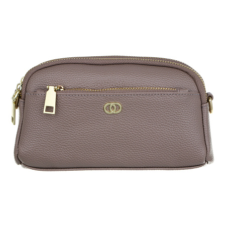 Сумка кроссбоди c 2-мя отделениями на длинном ремне тм ЮL,ПУ, 19х11,5х4,5см, 2 цвета, КЖС24-25