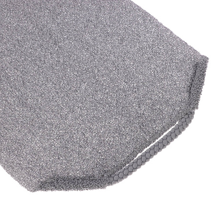 ЮL Мочалка пилинг японская для бани и душа с ручками, жесткая, полиэстер, 45х19см, 4 цвета, МС24-07