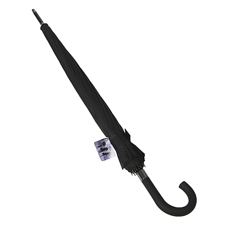 Зонт-трость мужской, металл, эпонж, d113см, 16 спиц, 2 цвета