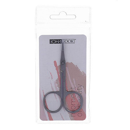 ЮНИLOOK Ножницы маникюрные для кутикулы с прямыми лезвиями, сталь, 8,8см, HS-0621-2