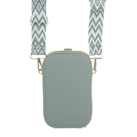 Сумка кроссбоди на декоративном ремне тм ЮL Zigzag, ПУ, металл, 19,5х12 см, 3 цвета